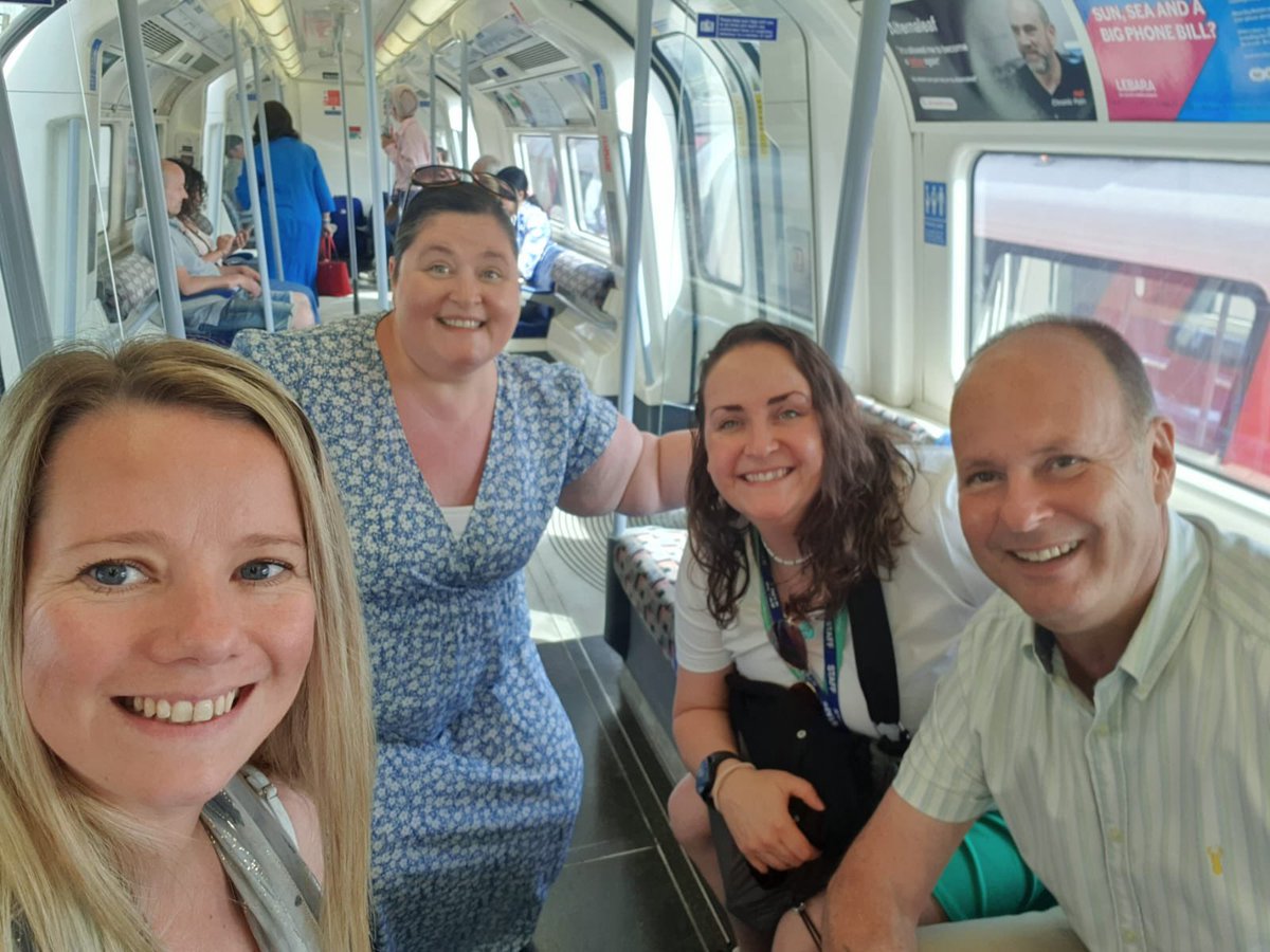 Team on the way to Westminster to chat to MP’s about #essentialsguarantee