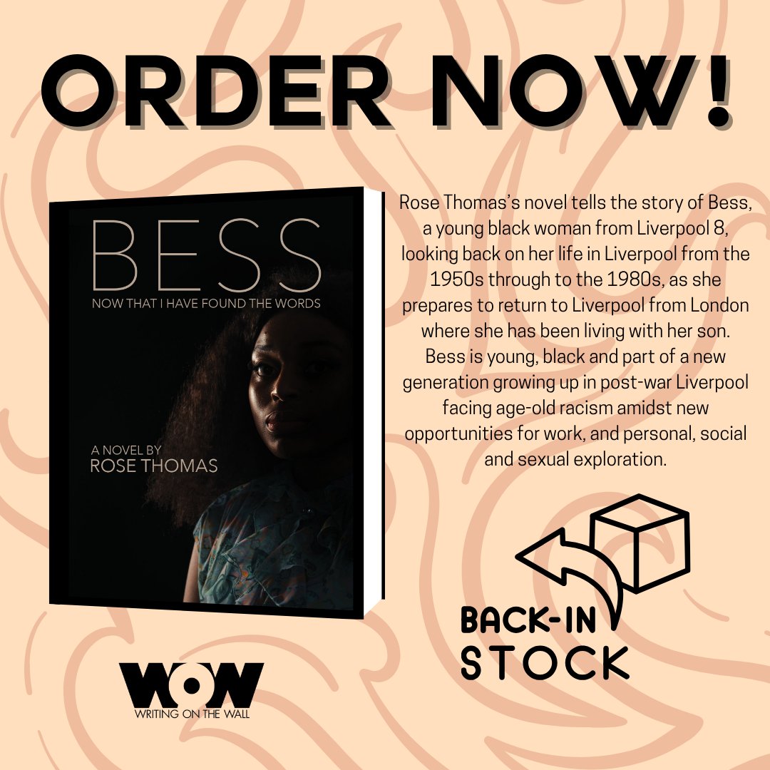 📚 BACK IN STOCK | BESS by Rose Thomas – £7.99

A powerful story of identity, memory &amp; self-discovery. From 1950s Liverpool to the Toxteth Riots of ’81, Bess’s return home is more than a journey - it’s a reckoning.

👉 ow.ly/U4sT50WaGOL