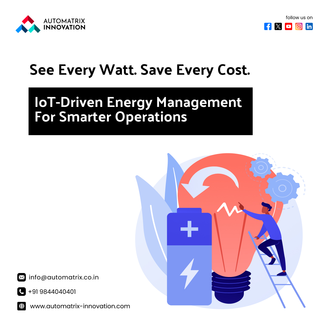 Automatrixin's tweet image. 𝐖𝐡𝐞𝐧 𝐞𝐧𝐞𝐫𝐠𝐲 𝐮𝐬𝐞 𝐠𝐨𝐞𝐬 𝐮𝐧𝐜𝐡𝐞𝐜𝐤𝐞𝐝, 𝐬𝐨 𝐝𝐨 𝐭𝐡𝐞 𝐜𝐨𝐬𝐭𝐬.
IoT-powered energy management transforms real-time data into automated, insight-driven actions that systemize efficiency and cut costs.
#IndustrialIoT #InternetOfThings #SmartIoT #ThinkIoT