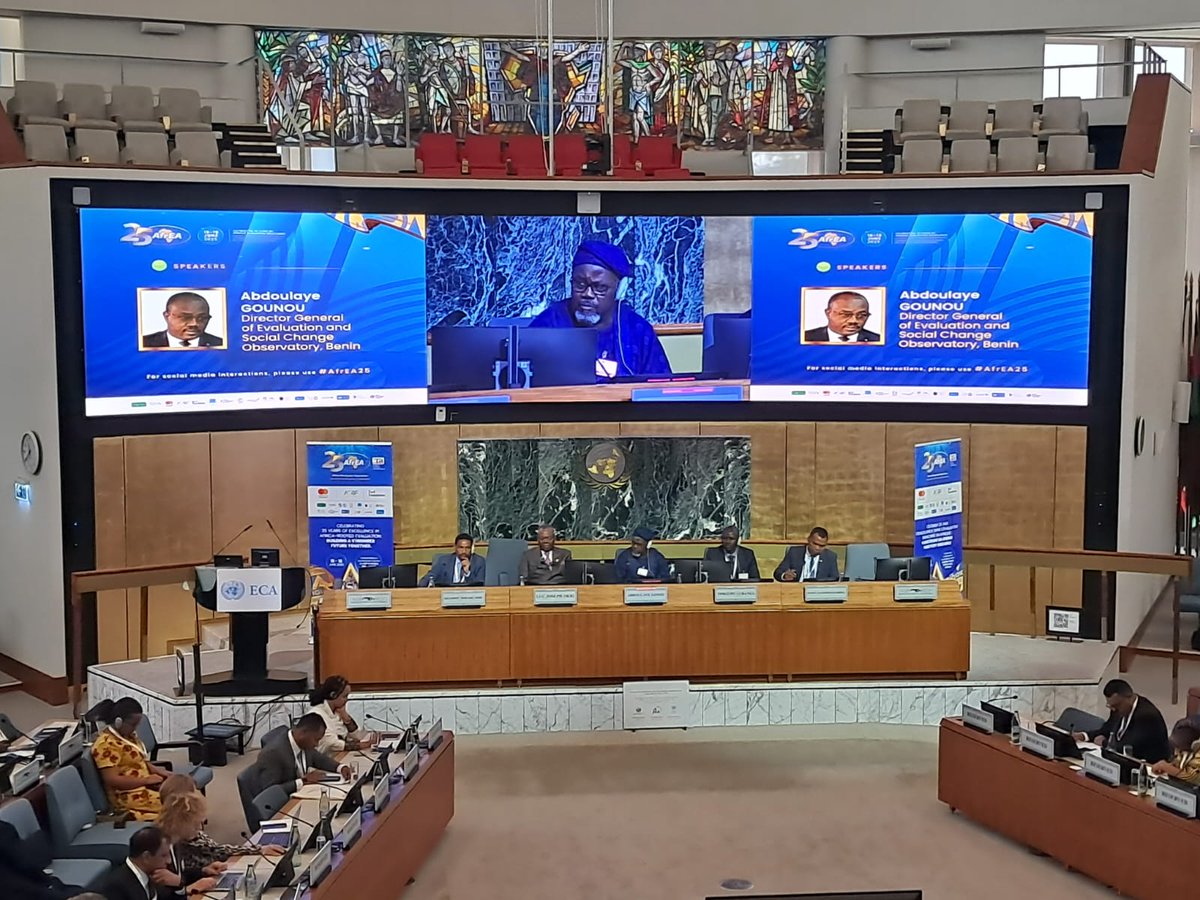 TwendeMnE's tweet image. "Le Bénin a fait beaucoup de progrès pour renforcer son système national d'évaluation, notamment avec l'adoption récente par le Parlement d'une loi sur le suivi et l'évaluation." - Abdoulaye GOUNOU
#AfrEA25
#AfrEA2025
@tweet_afrea
@ClearFA_CESAG