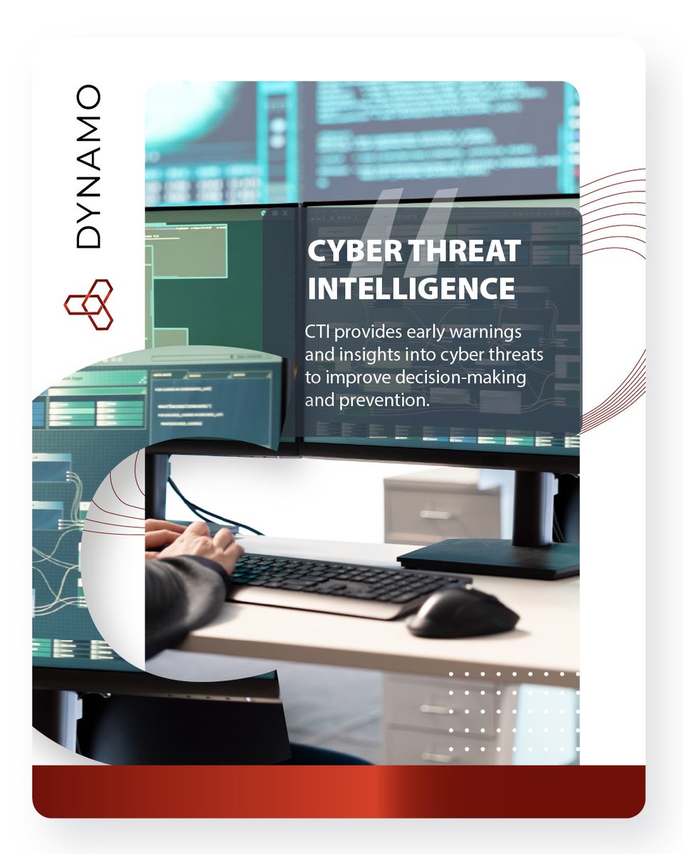 C is for Cyber Threat Intelligence.    CTI provides early warnings and insights into cyber threats to improve decision-making and prevention. #CyberSecurity #BusinessContinuity #CyberThreatIntelligence   #DYNAMOProject