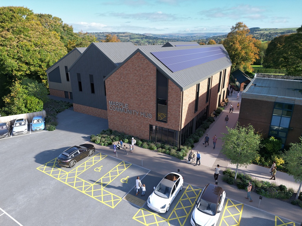 Groundbreaking ⛏️

Work is officially underway on the much anticipated £20m Marple Community Hub!

The new hub will include a modern library, five-lane swimming pool, 60-station gym, café, and Marple Clinic 📚🏊☕️

Learn more here: procurepartnerships.co.uk/news/work-begi…