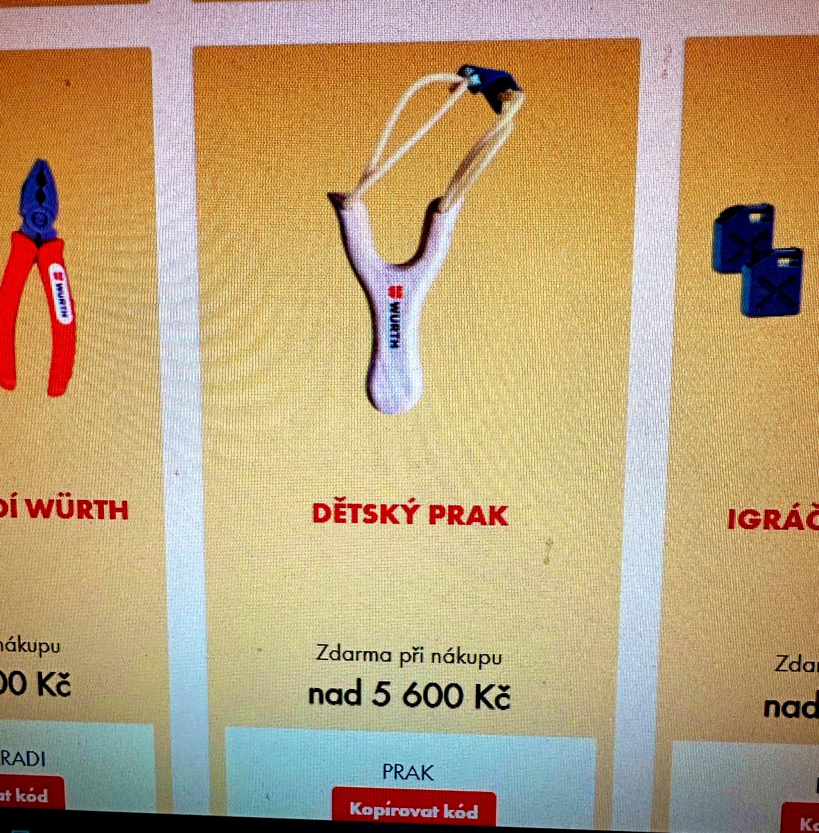 bublina (@bublina25) on Twitter photo Já nutně potřebuju prak…nebudete někdo nakupovat u Würthu? 😎 Já nutně potřebuju prak…nebudete někdo nakupovat u Würthu? 😎