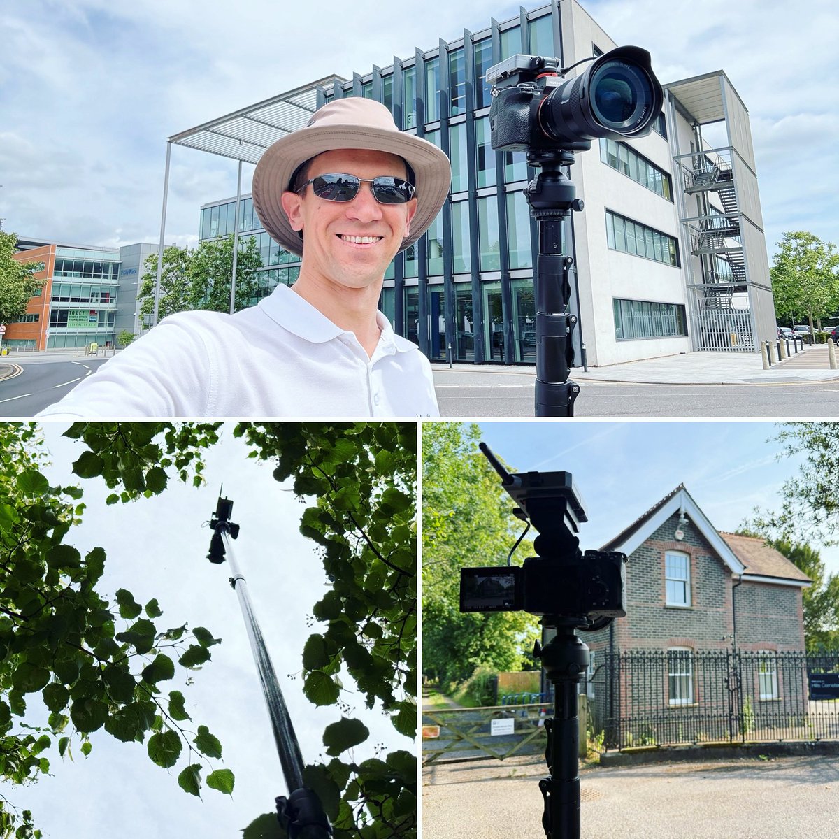📷 Taking great #photographs of buildings is about knowing what kit to use in what situation to deliver the best results possible, and in our experience, this quite frequently involves use of a telescopic pole-mounted camera.

#bts #property #marketing