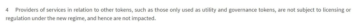 Singapore is backing down on its current tightening scrutiny stance. Only payment token service providers are affected: mas.gov.sg/news/media-rel…
