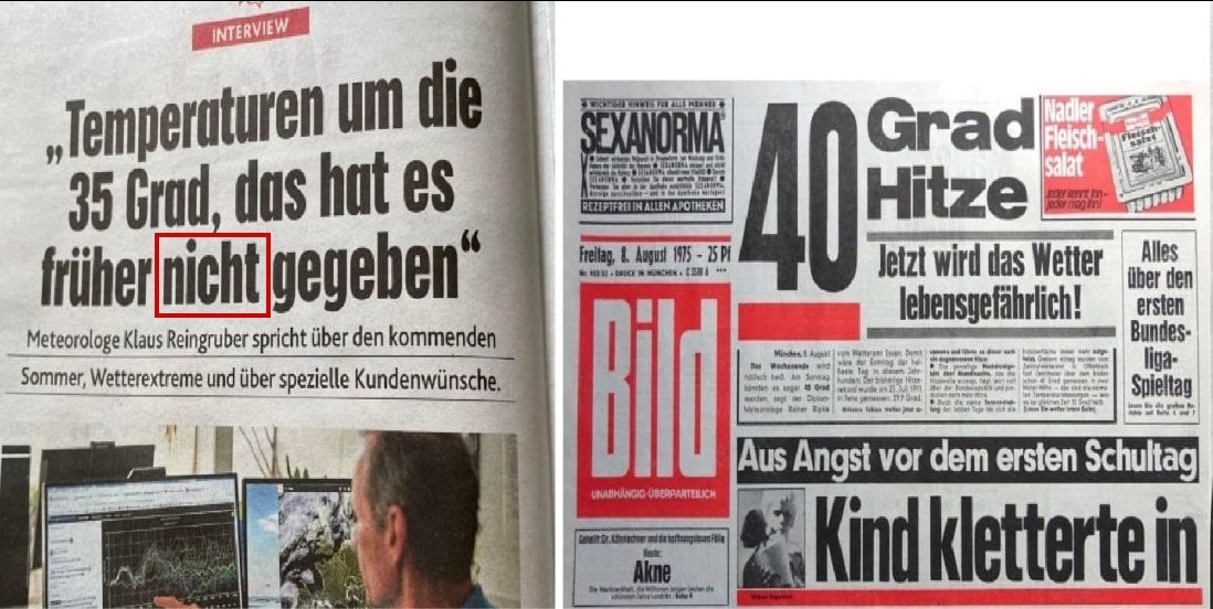 Demenz ist leider vor allem unter Meteorologen weit verbreitet. 😌