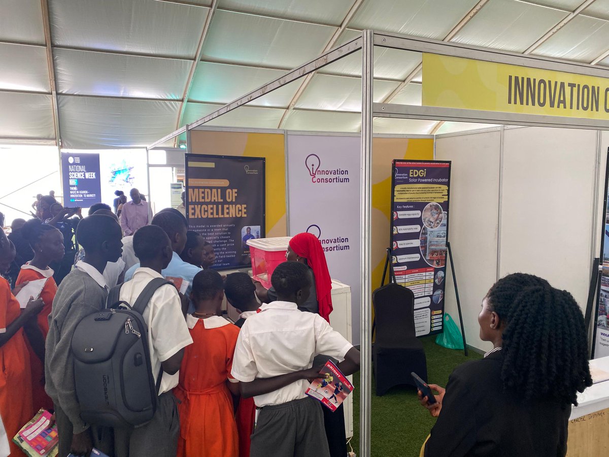 Innovug's tweet image. We are lighting young and old creative candles alike. So check out our creations and works at the ongoing national science week expo at the Kololo Independence grounds @STIsecretariat @DrMusenero #NSW2025 #NSW25