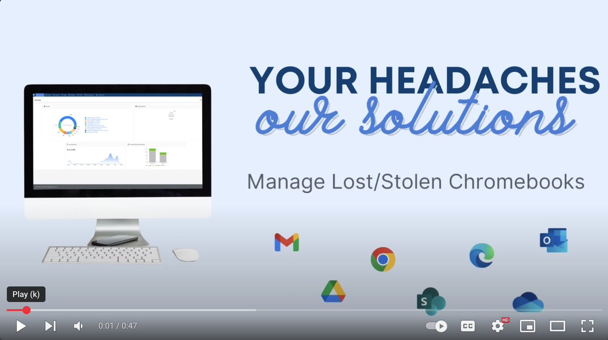💻 Lost or stolen Chromebook? No problem. K–12 tech teams use Content Filter by ManagedMethods to lock down devices fast—just mark them as lost/stolen and block browser access instantly. ✌️ See it in action: hubs.ly/Q03qZy2L0

#chromebook #k12 #edu #teachingandlearning #tel