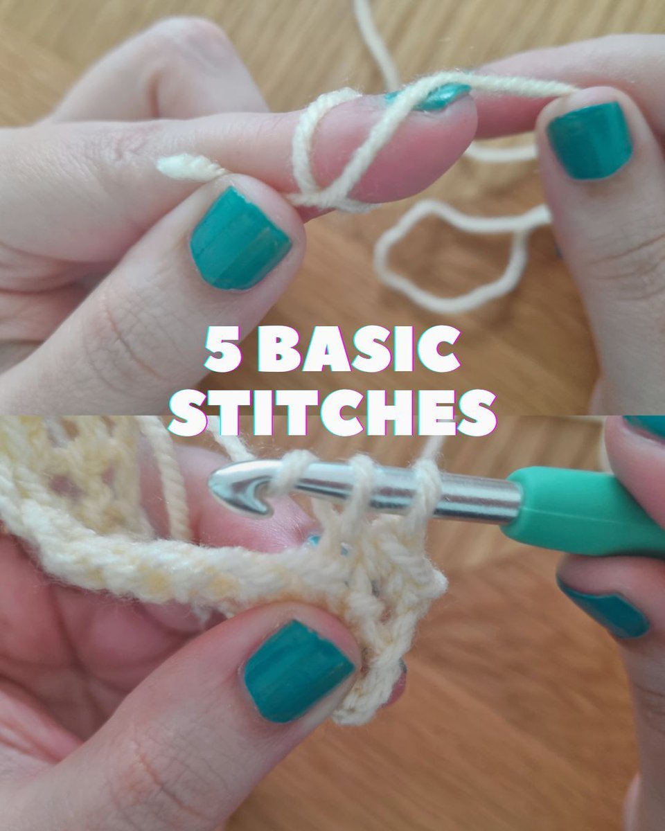 Lizloulovecraft's tweet image. 🧶✨ 5 essential stitches to help you build your skills. 🧵💜
📍Read it now: liziloulovecraft.co.uk/5-crochet-begi… 
#CrochetBasics #LearnToCrochet #BeginnerCrochet #CraftingCommunity #Liziloulovecraft #CrochetGuide #YarnLife #HookedOnCrochet #CrochetTips