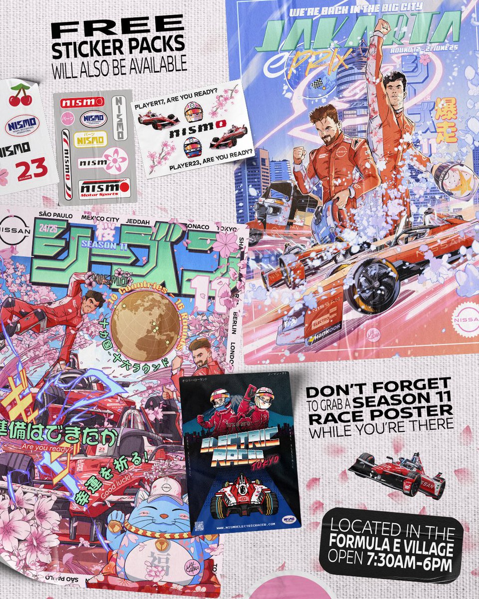 Nissan NISMO (@nismo) on Twitter photo Time to find out what you could get your hands on at our shop ๐ซต
<a href="/Nissan/">Nissan</a> #NissanModShop #JakartaEPrix #NissanFormulaE #FeelElectric Time to find out what you could get your hands on at our shop ๐ซต
<a href="/Nissan/">Nissan</a> #NissanModShop #JakartaEPrix #NissanFormulaE #FeelElectric
