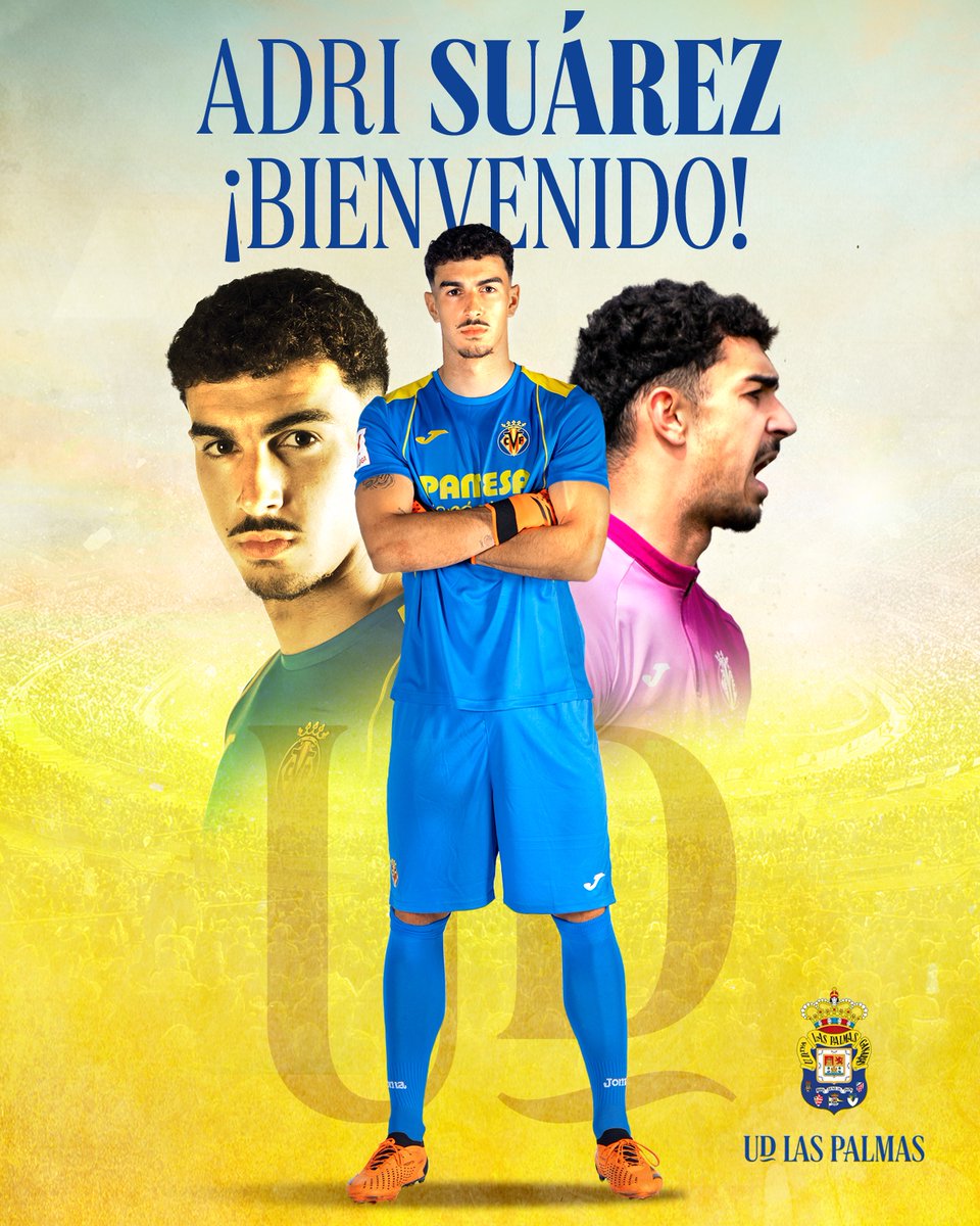UDLP English (@udlp_english) on Twitter photo 🆕🧤 Adrián Suárez, new goalkeeper for UD Las Palmas!
🔸 bit.ly/3HKeNNX
Welcome, <a href="/adriannsuarezz1/">Adrián Suárez</a>! 💛💙
#UnityMakesLasPalmas #WeWillBeMoreUnited 🆕🧤 Adrián Suárez, new goalkeeper for UD Las Palmas!
🔸 bit.ly/3HKeNNX
Welcome, <a href="/adriannsuarezz1/">Adrián Suárez</a>! 💛💙
#UnityMakesLasPalmas #WeWillBeMoreUnited