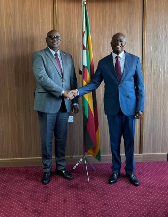Rwanda in Zimbabwe (@rwandazimbabwe) on Twitter photo Today Amb. <a href="/JamesMUSONI/">James MUSONI</a> had a meeting with Hon. Daniel GARWE, Minister of Local Government & Public works of the Republic of #Zimbabwe and discussed about ways to enhance existing bilateral cooperation in local government sector … Today Amb. <a href="/JamesMUSONI/">James MUSONI</a> had a meeting with Hon. Daniel GARWE, Minister of Local Government & Public works of the Republic of #Zimbabwe and discussed about ways to enhance existing bilateral cooperation in local government sector …