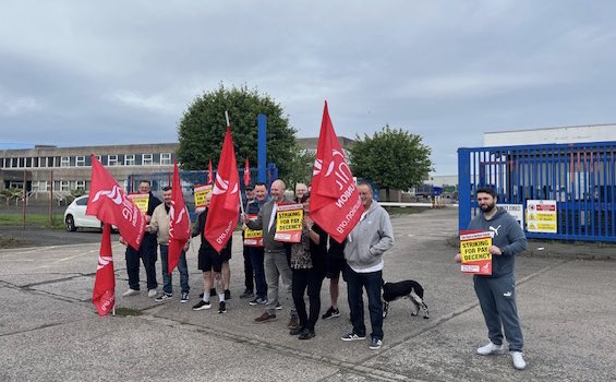 Unite the Union NI (@uniteunionni) on Twitter photo Workers <a href="/TataSteelLtd/">Tata Steel</a> on the picket line in Lisburn today striking for the restoration of pay differentials to reflect their skills and responsibilities. Northern Ireland Tata workers are among the lowest paid in UK Workers <a href="/TataSteelLtd/">Tata Steel</a> on the picket line in Lisburn today striking for the restoration of pay differentials to reflect their skills and responsibilities. Northern Ireland Tata workers are among the lowest paid in UK