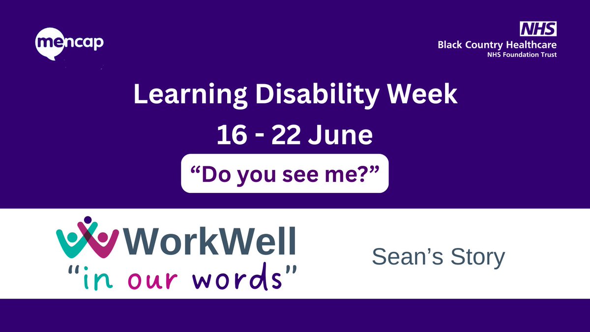 BlackCountryNHS's tweet photo. Sean was diagnosed with a learning disability in school. Interviews felt overwhelming, but that changed when he joined WorkWell
🎯 With 1:1 support, Sean’s confidence soared
🗓️ He starts his new job in June
🔗 Self-refer today: https://t.co/t39b7mxUwR
#WorkWellWednesday #LDWeek https://t.co/KN3qn2EOmu