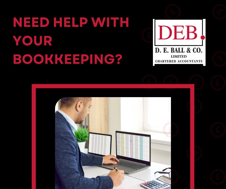 At D.E. Ball &amp; Co, we specialise in reliable, professional bookkeeping for sole traders, partnerships, and small businesses across the region. We take the stress out of your finances so you can focus on growing your business.

Get in touch today! 📞  01952 261016