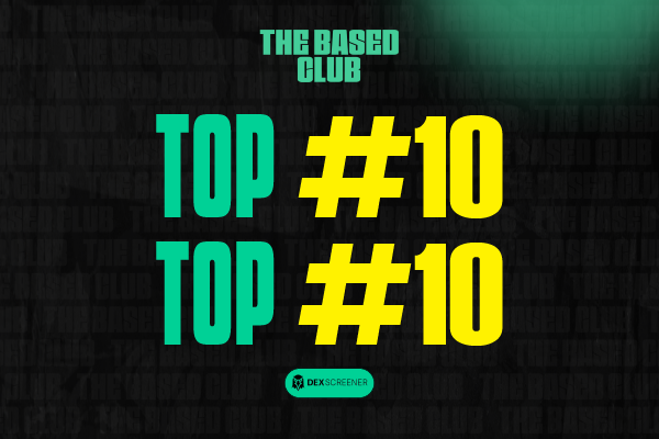 thebasedclub's tweet photo. Big energy $THE BASED Top#10 on DexScreener now. 🔥
https://t.co/RK1q4xXOqZ https://t.co/Fof72FEFAT