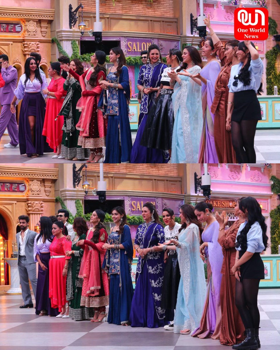 Oneworldnews_'s tweet image. Television’s top 5 leading ladies #DivyankaTripathi, #ShraddhaArya, #DevoleenaBhattacharjee, #EishaSingh, and #IshaMalviya lit up the #LaughterChefs2  semi-finale with their stunning presence and elegance. 

#elvishyadav #niasharma #karankundrra #ankitalokhande #rubinadilaik