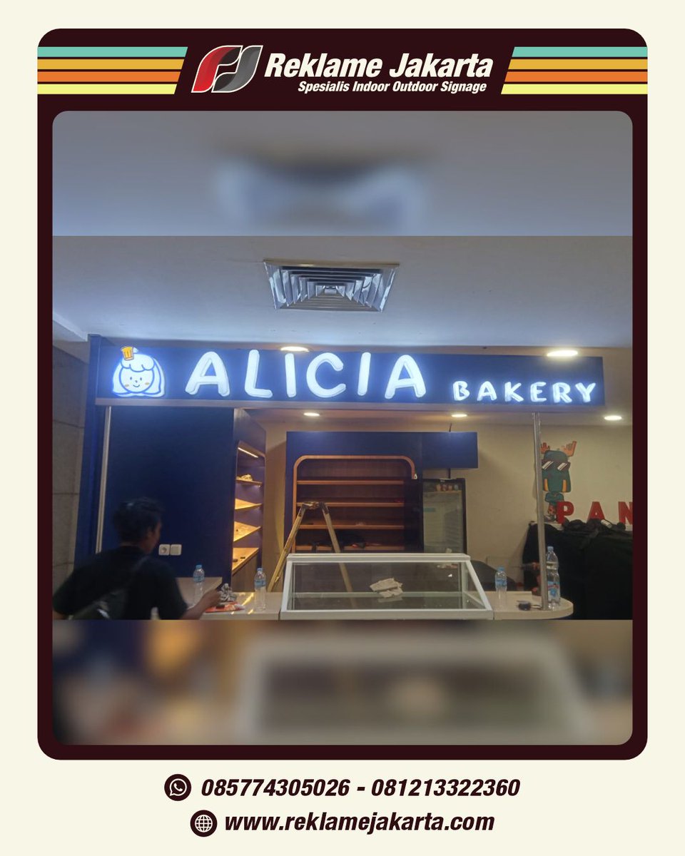 Reklame_Jakarta's tweet photo. Reklame Jakarta - Indoor Outdoor Signage
Spesialis Huruf Timbul, Neon Box, LED Signage, Neon Sign, Billboard, Pylon, Pajak Reklame.
#huruftimbul #neonbox #signage #ledletter #neonsign #billboard #reklamejakarta https://t.co/9DyggKfE9A