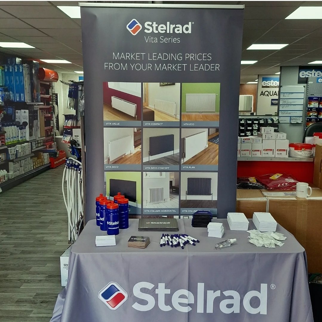 Today we're in Sheffield at <a href="/plumbaseuk/">Plumbase</a> to talk all things Vita! Come see us to grab some goodies

<a href="/Stelrad/">Stelrad Radiators</a>