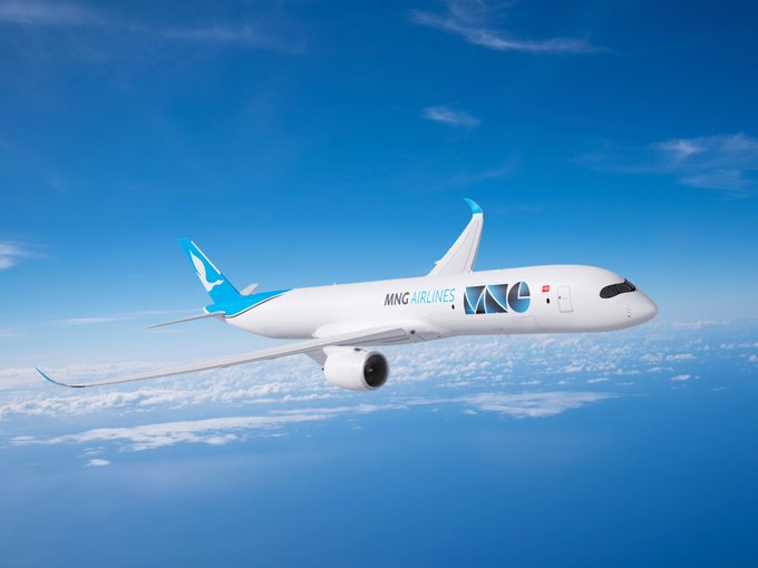 fl360aero's tweet image. MNG Airlines signs an MoU for 2 Airbus A350F freighters at the ongoing Paris Air Show 2025. 

The upcoming widebody freighter will be key to MNGA’s ambitious cargo fleet as it aims global expansion.

#freighter #aircraft #aviation