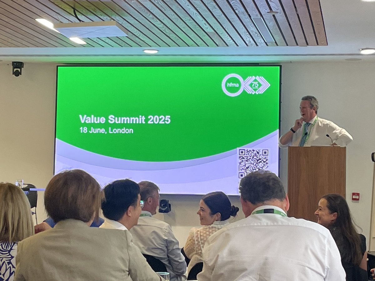 Good turn out for the HFMA Value Summit, time to learn all about value based healthcare and how to link outcome data to costing/productivity metrics.  Looking forward to this one 👀👀 <a href="/HFMA_UK/">HFMA</a> <a href="/nottmhospitals/">Nottingham University Hospitals</a>