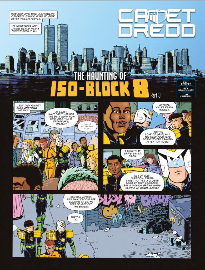 Nick Brokenshire - Travelling Man A1 at T-Bubbs (@nickbrokenshire) on Twitter photo Earthlets! The #JudgeDredd MEGAZINE issue 481 featuring a cover my this humble Art Droid is out NOW!!! Go grab a copy and find out why Cadet Dredd and co are standing in the middle of NYC in 1991?!
<a href="/2000AD/">2000 AD Comics</a> Earthlets! The #JudgeDredd MEGAZINE issue 481 featuring a cover my this humble Art Droid is out NOW!!! Go grab a copy and find out why Cadet Dredd and co are standing in the middle of NYC in 1991?!
<a href="/2000AD/">2000 AD Comics</a>