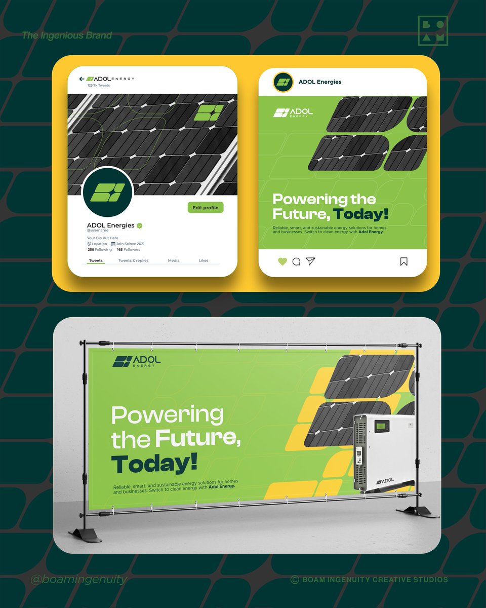 Visual identity for ADOL GROUP of companies 
Built to last by @boamingenuity 😎

#brandidentity #graphicdesigner #branddesign #fypviraltwitter #Benue #Tunde #Fulani #Israel #Hana #bokku #AmenazaMIPYMESRD #IranIsraelConflict