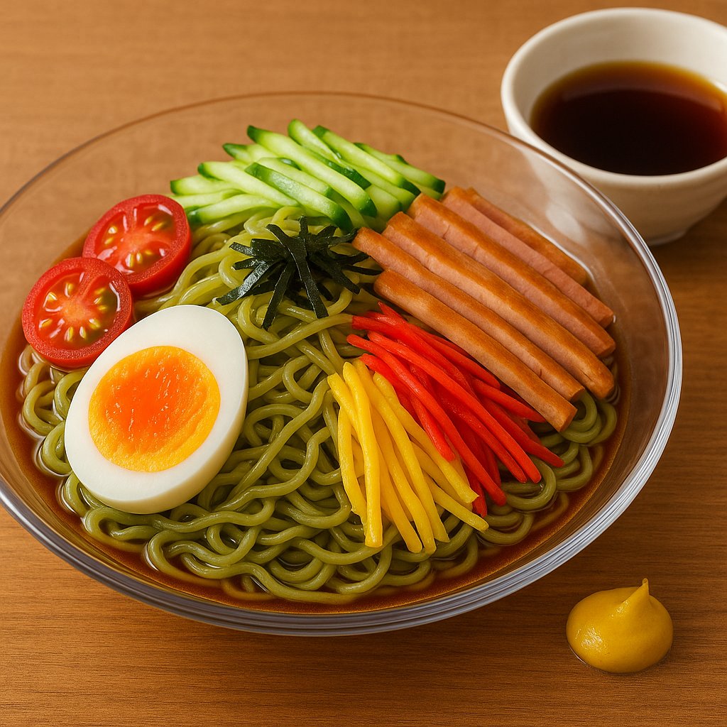 茶亀麺の冷やし中華はじめました✨
ぜひ食べに来てね～🥰