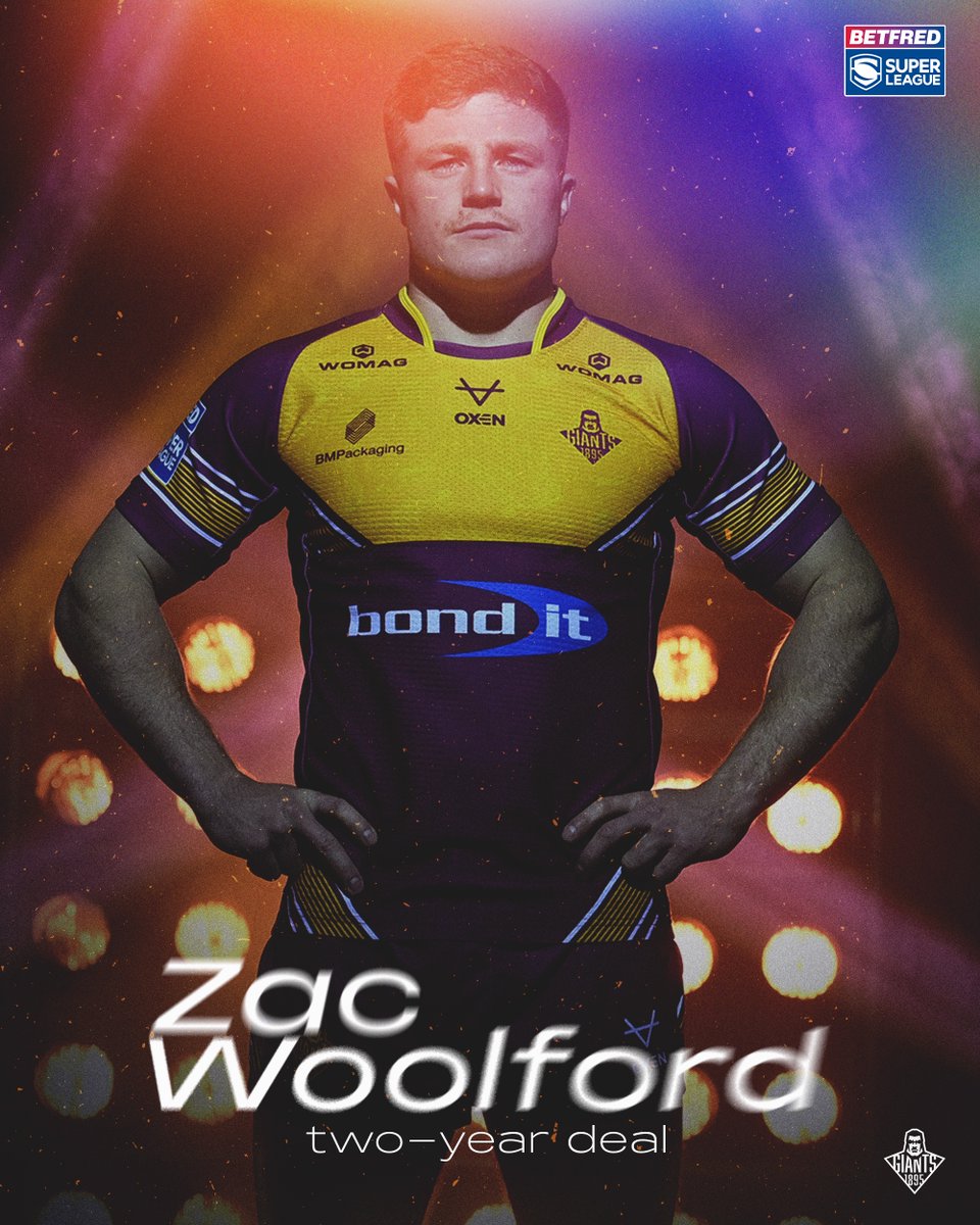Giantsrl's tweet photo. ✍️ Huddersfield Giants are delighted to announce that Zac Woolford has signed a new two-year deal.

Reaction &amp; Quotes 👉 https://t.co/12O1Kwjyb7

#Since1895 https://t.co/89NoXGmsCs