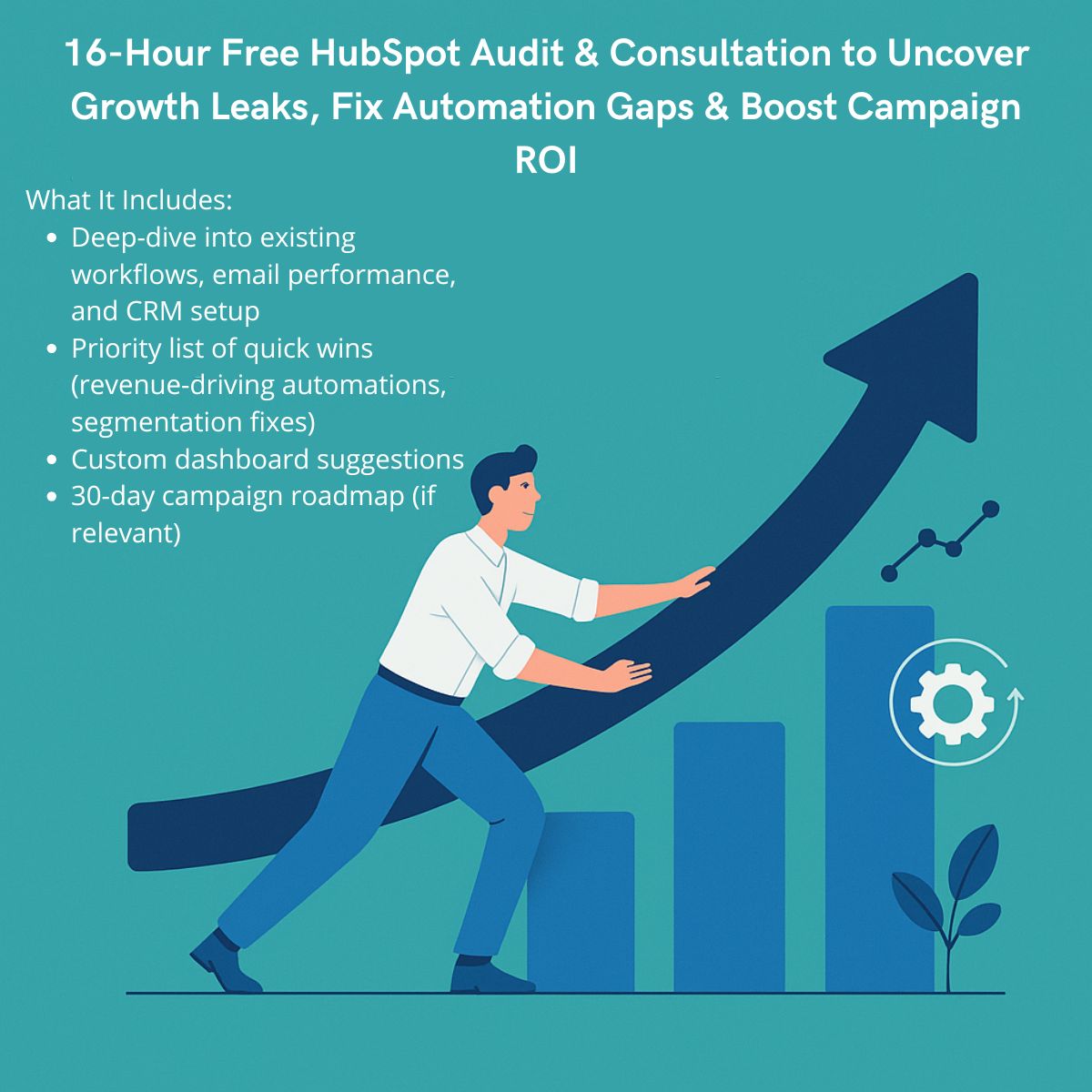 growack's tweet image. Not getting the ROI you expected from HubSpot?
Let’s fix that.
We’re offering a free 16-hour HubSpot audit & consultation to uncover what’s holding your marketing back—and how to fix it.
Smarter workflows. Better results.
#HubSpotExperts #CRMOptimization #B2BMarketing