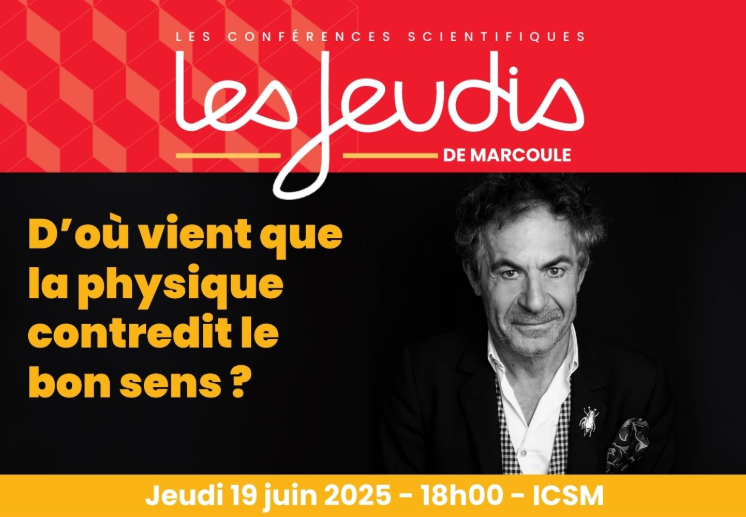 CEA Marcoule (@ceamarcoule) on Twitter photo #Conférence | La physique dépasse-t-elle le bon sens ? Rendez vous avec <a href="/EtienneKlein/">Etienne KLEIN</a> pour questionner vos certitudes et plonger dans les paradoxes du réel.
📅 19/06/2025 - 18h
Pour voir en direct 👉 urls.fr/hu2HWC #Conférence | La physique dépasse-t-elle le bon sens ? Rendez vous avec <a href="/EtienneKlein/">Etienne KLEIN</a> pour questionner vos certitudes et plonger dans les paradoxes du réel.
📅 19/06/2025 - 18h
Pour voir en direct 👉 urls.fr/hu2HWC