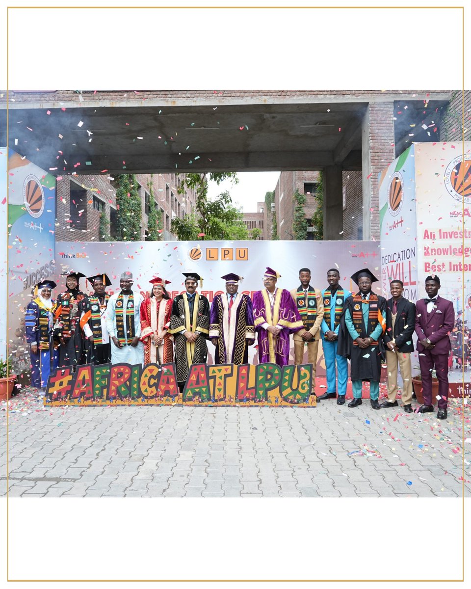 I felt immense pride as LPU hosted the Congregation Ceremony 2025, celebrating the incredible journeys of our African students stepping into the world as a confident graduates and future leaders.

It was an honour to have Mr. Edson Moyo, Minister Plenipotentiary of the Republic