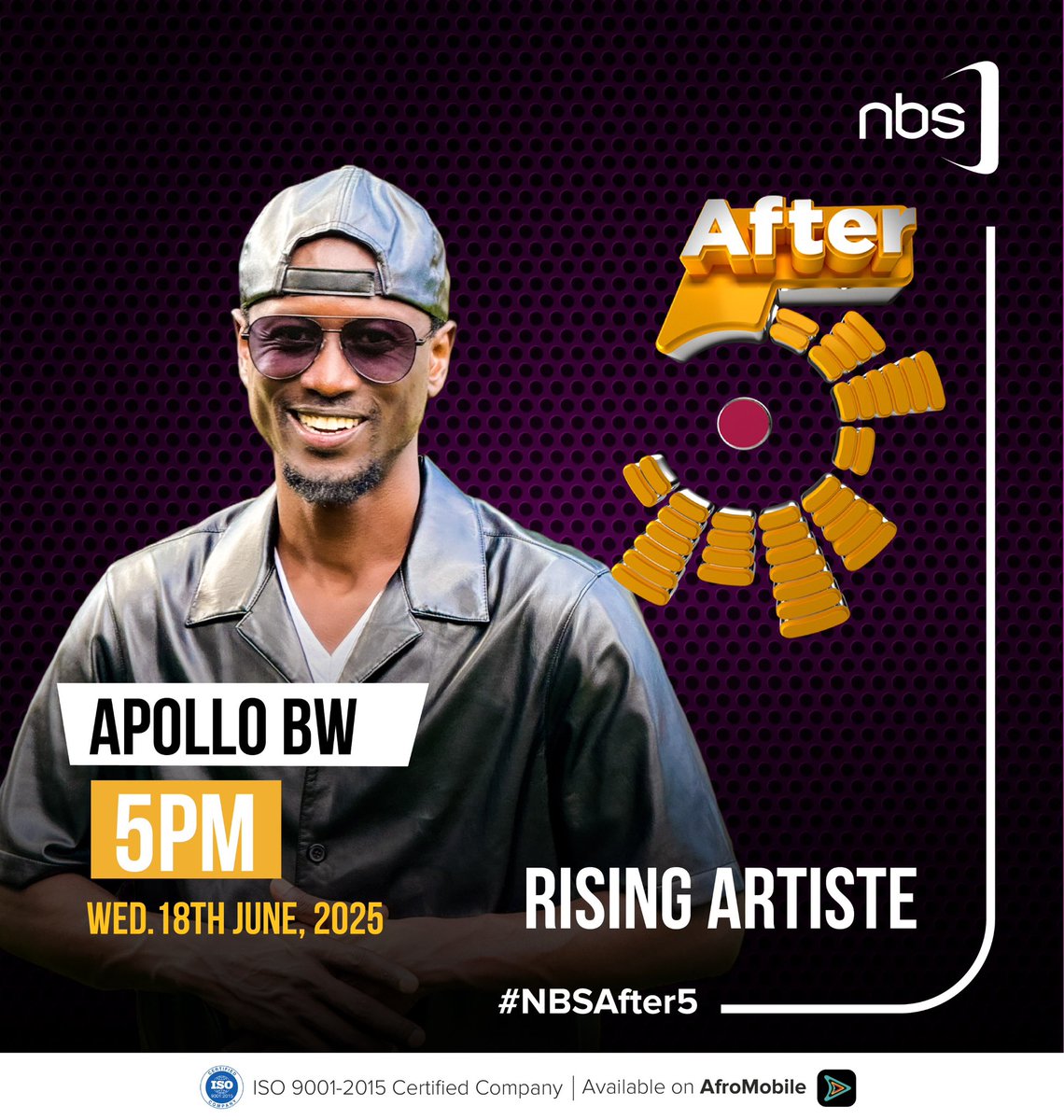 Don’t miss Me out today live on Nbs After5. 
Let’s get locked in…..