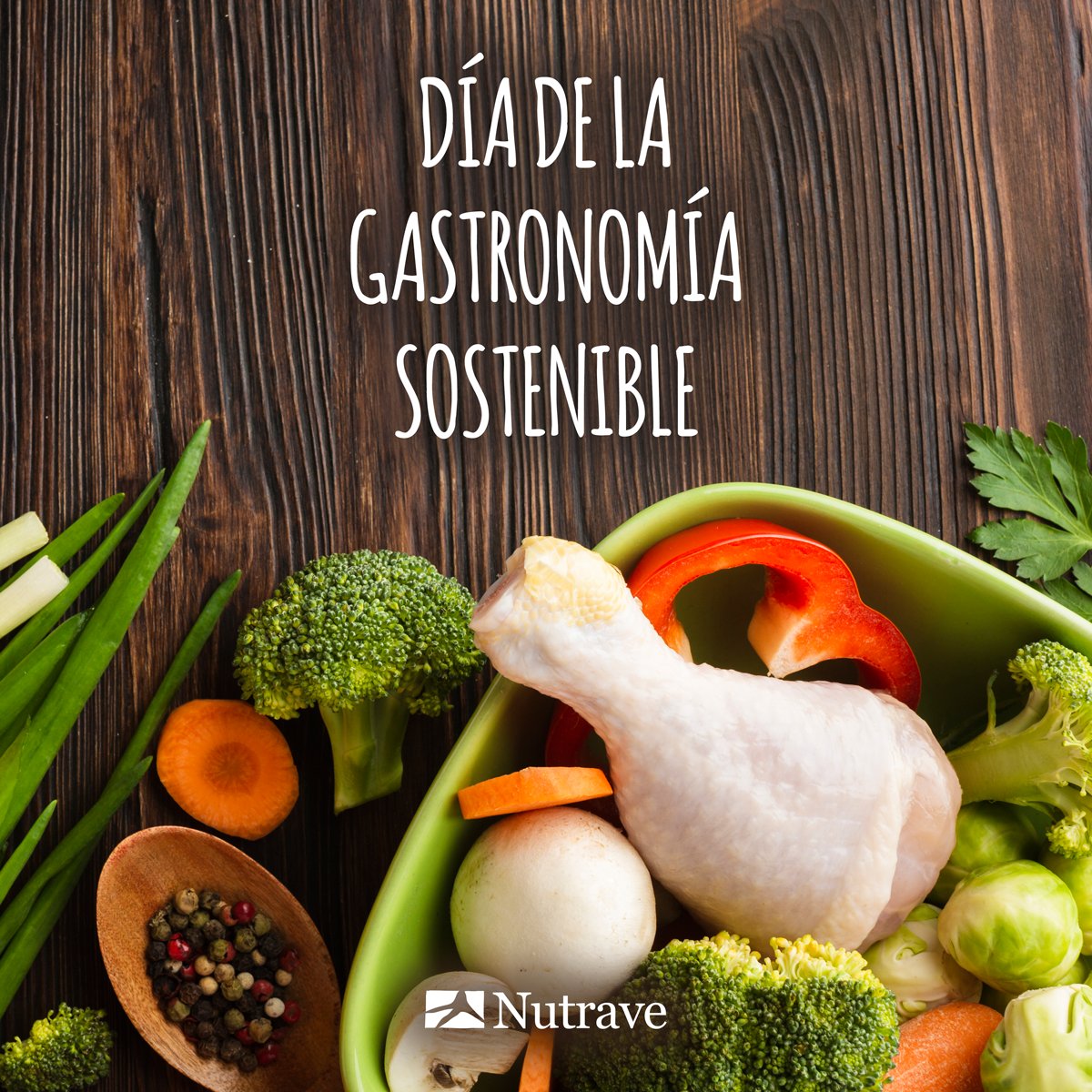 🌿🐔 En el #DíaDeLaGastronomíaSostenible 2025 recordamos la importancia de elegir alimentos producidos con respeto al medio ambiente y la comunidad. 
👩‍🍳La gastronomía sostenible impulsa productos locales, reduce desperdicios y protege nuestro planeta.