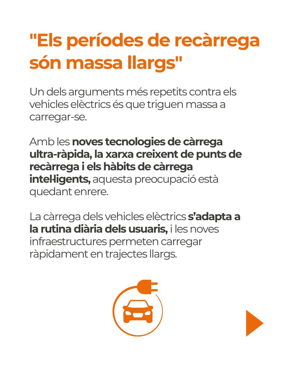 GiDomus's tweet image. ⚡🔌🚗

Un dels arguments més recurrents contra els vehicles elèctrics és que la recàrrega és massa lenta i poc pràctica en comparació amb el temps que es tarda a omplir un dipòsit de combustible. Però aquesta afirmació no reflecteix la realitat actual!