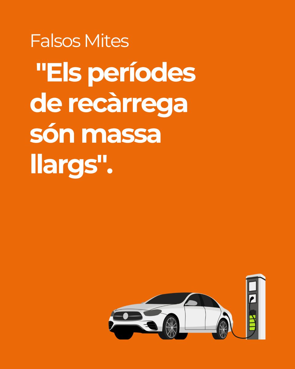 GiDomus's tweet image. ⚡🔌🚗

Un dels arguments més recurrents contra els vehicles elèctrics és que la recàrrega és massa lenta i poc pràctica en comparació amb el temps que es tarda a omplir un dipòsit de combustible. Però aquesta afirmació no reflecteix la realitat actual!