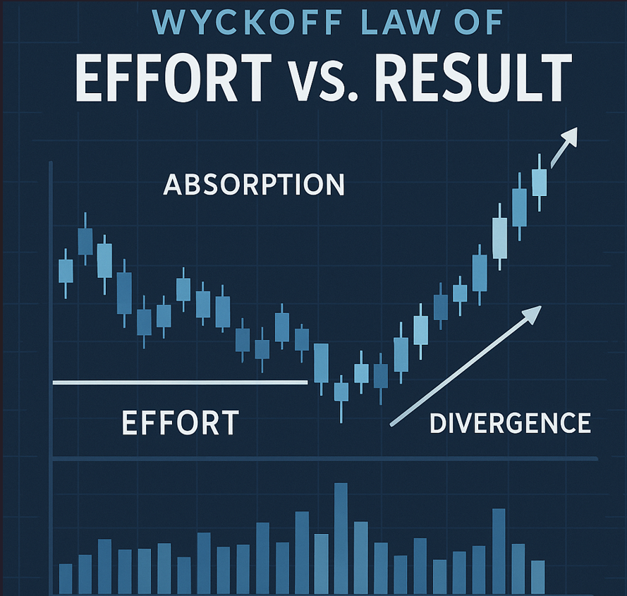 JordiTrading's tweet photo. 🔴¿Alguna vez viste una vela con volumen brutal… pero el precio no se movió nada? 

📢Wyckoff lo explicó hace 100 años con una ley que cambiará cómo ves el mercado👇🧵 https://t.co/RNOMrQ3QIY