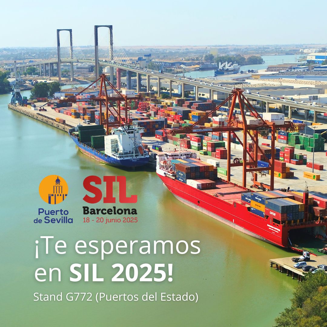 🟥 Del 18 al 20 de junio, el <a href="/PuertoDeSevilla/">Puerto de Sevilla</a> participa en el <a href="/SILBarcelona/">SIL Barcelona</a> 2025, salón internacional en el que se dan cita más de 650 empresas logísticas, de transporte y supply chain.

🟧 Te esperamos en el Stand G772 de <a href="/PuertosEstado/">Puertos del Estado</a>