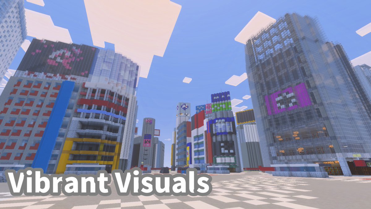 Vibrant VisualsとJava版シェーダーの比較 #minecraft