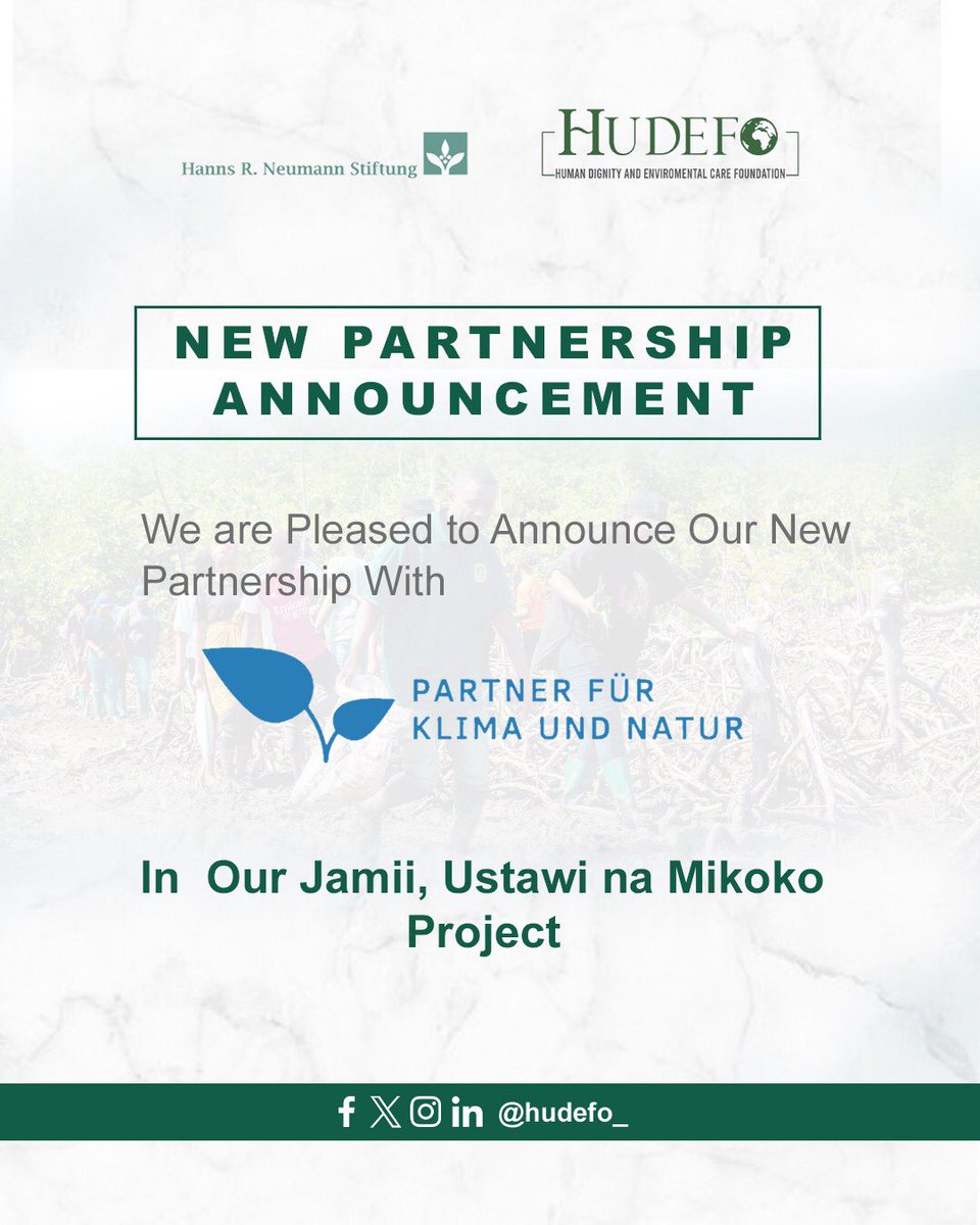 Exciting News🎉 We’re thrilled to announce our new partnership in our Jamii, Ustawi na Mikoko Project in Lindi, Tanzania. 
This initiative is all about empowering communities and protecting vital mangrove ecosystem