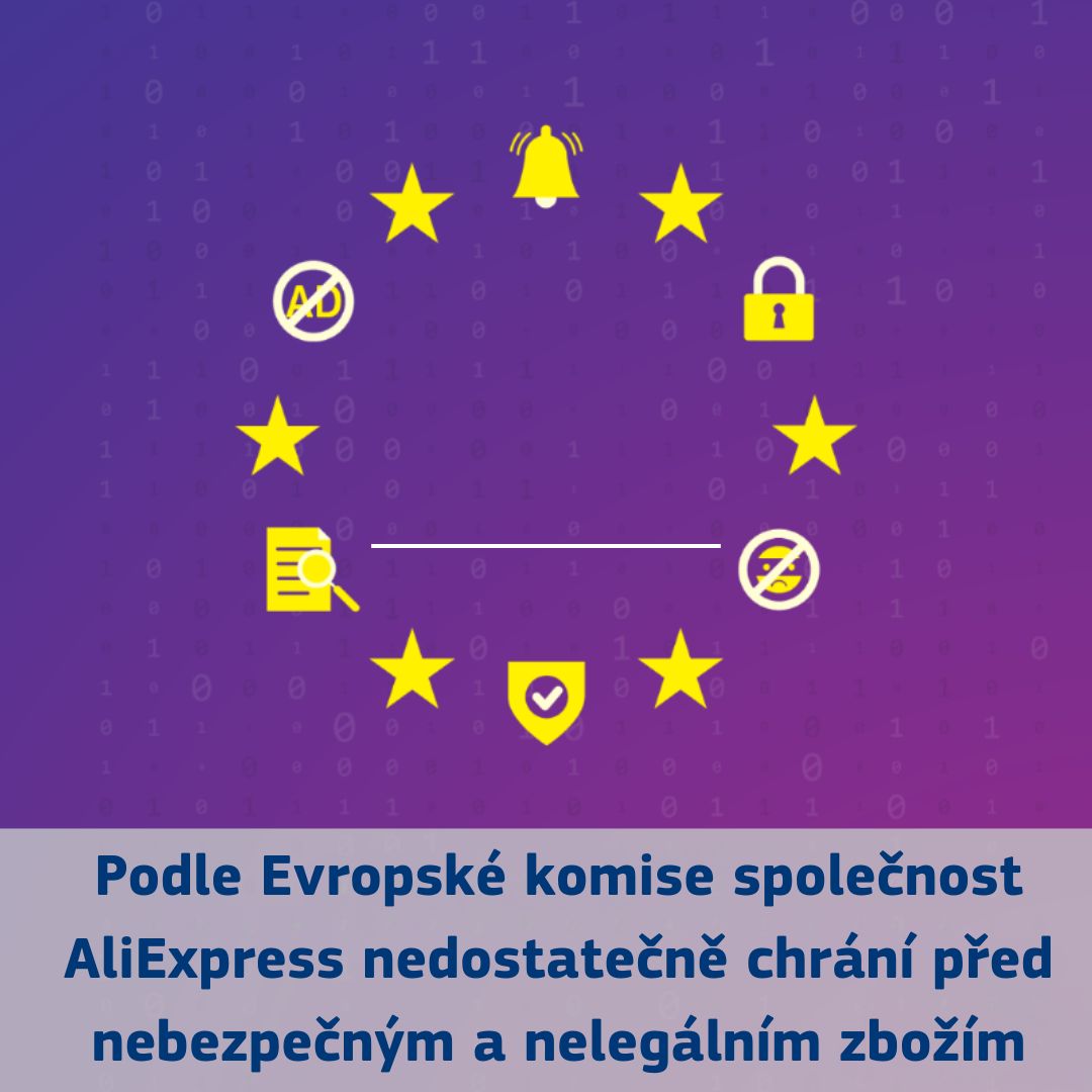 🛑Podle Evropské komise společnost AliExpress neplní nařízení o digitálních službách.

Jak to?
❌nedostatečně chrání evropské spotřebitele před nelegálním a nebezpečným zbožím
❌chybějí postihy pro obchodníky, kteří opakovaně porušují pravidla

Více zde👉europa.eu/!gv9WbG
