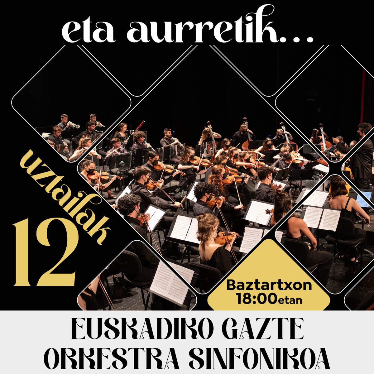 Azkoitikoudala's tweet photo. 🎷🎺🪗🎸Süne, Hits Cover Band eta Merina Gris Andramarietako kontzertuen artean!!!
Aurretik, uztailean, beste bi hitzordu: 🎤🎤Euskal Herriko Gazte Orkestra eta Bulego!!!!! 
Informazioa: https://t.co/dZ4qVlrJwd https://t.co/0l3TzwwGGO
