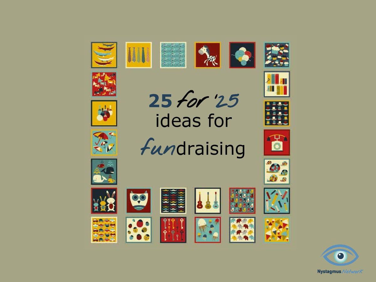 Nystagmus Network (@nystagmusuk) on Twitter photo Join our #25for25 challenge this #NystagmusAwarenessWeek! Do something involving the number 25 to raise funds for <a href="/NystagmusUK/">Nystagmus Network</a>. Your support makes a difference! #SeeTheDifference #Fundraising
nystagmusnetwork.org/get-involved/f… Join our #25for25 challenge this #NystagmusAwarenessWeek! Do something involving the number 25 to raise funds for <a href="/NystagmusUK/">Nystagmus Network</a>. Your support makes a difference! #SeeTheDifference #Fundraising
nystagmusnetwork.org/get-involved/f…