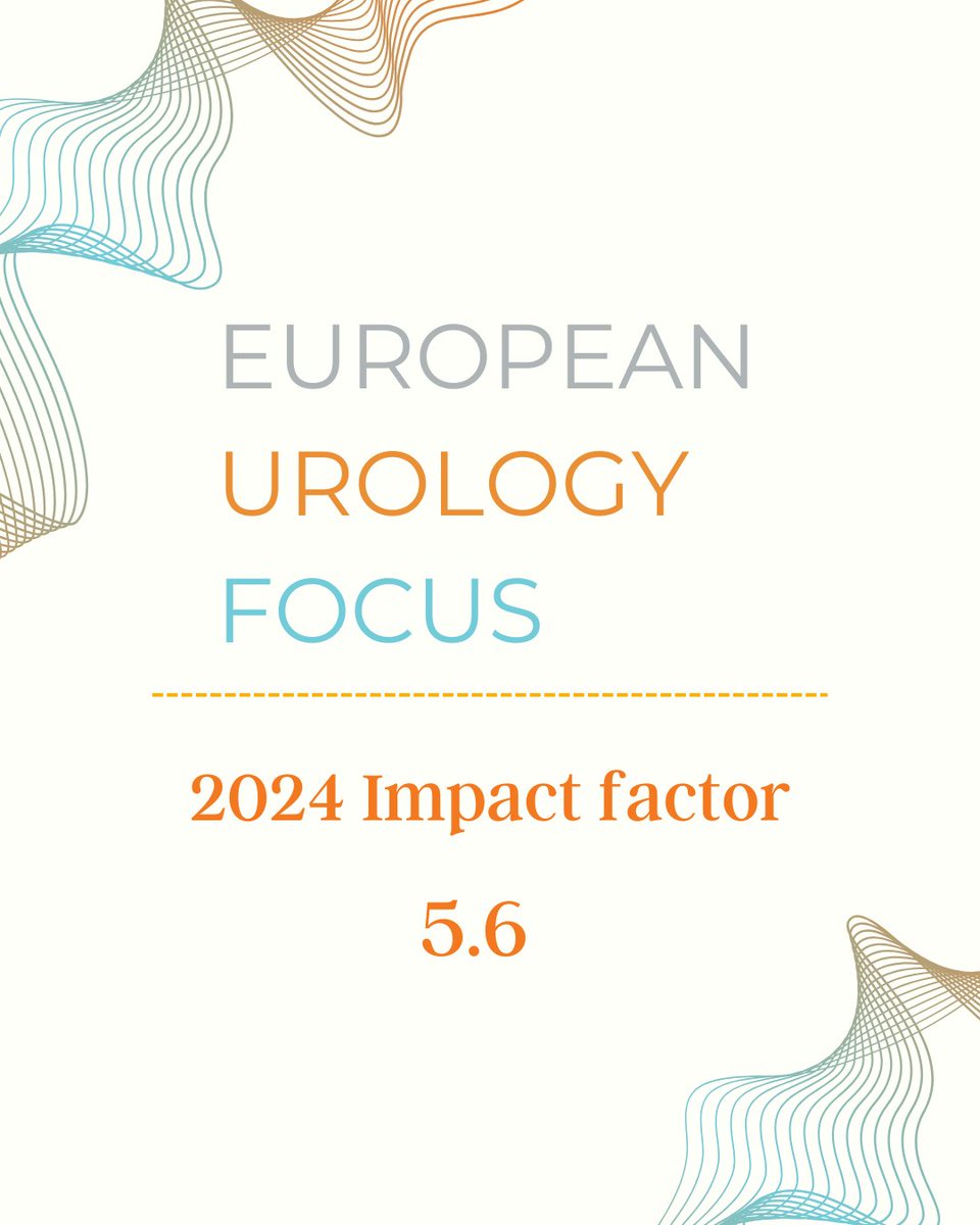 We are extremely proud to announce that our 2024 IF is 5.6.  

We would like to sincerely thank all Authors, Reviewers, Readers, and Editorial Team!

#impactfactor #UroSoMe #MedTwitter