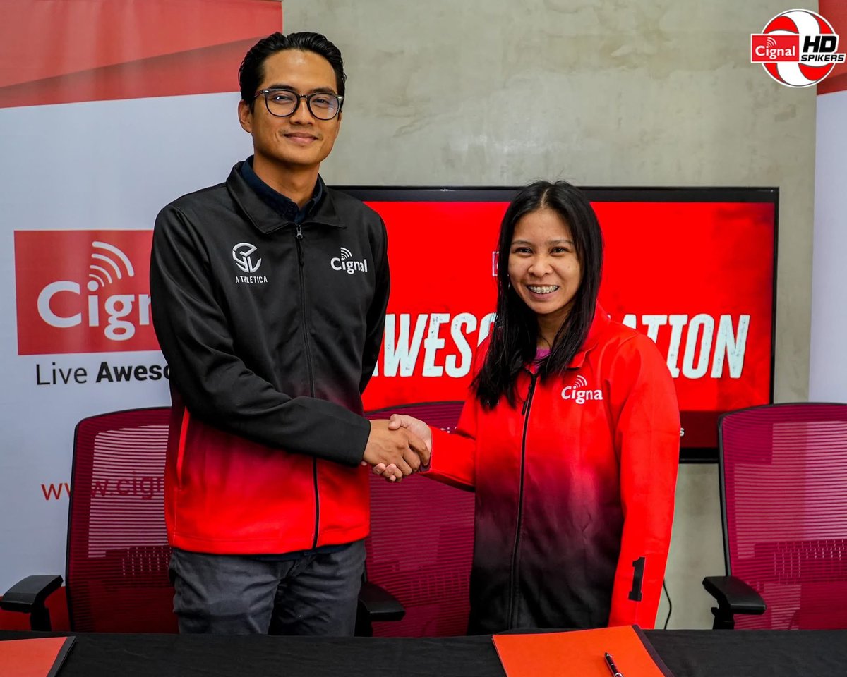 tmawesoment's tweet image. PEARL OF THE AWESOME SEA 🌊

Let’s welcome aboard Pearl Denura as she officially joins Team Awesome ahead of the 2025 PVL On Tour!

#AwesomeNation #Cignal #PVL2025
📸 FB