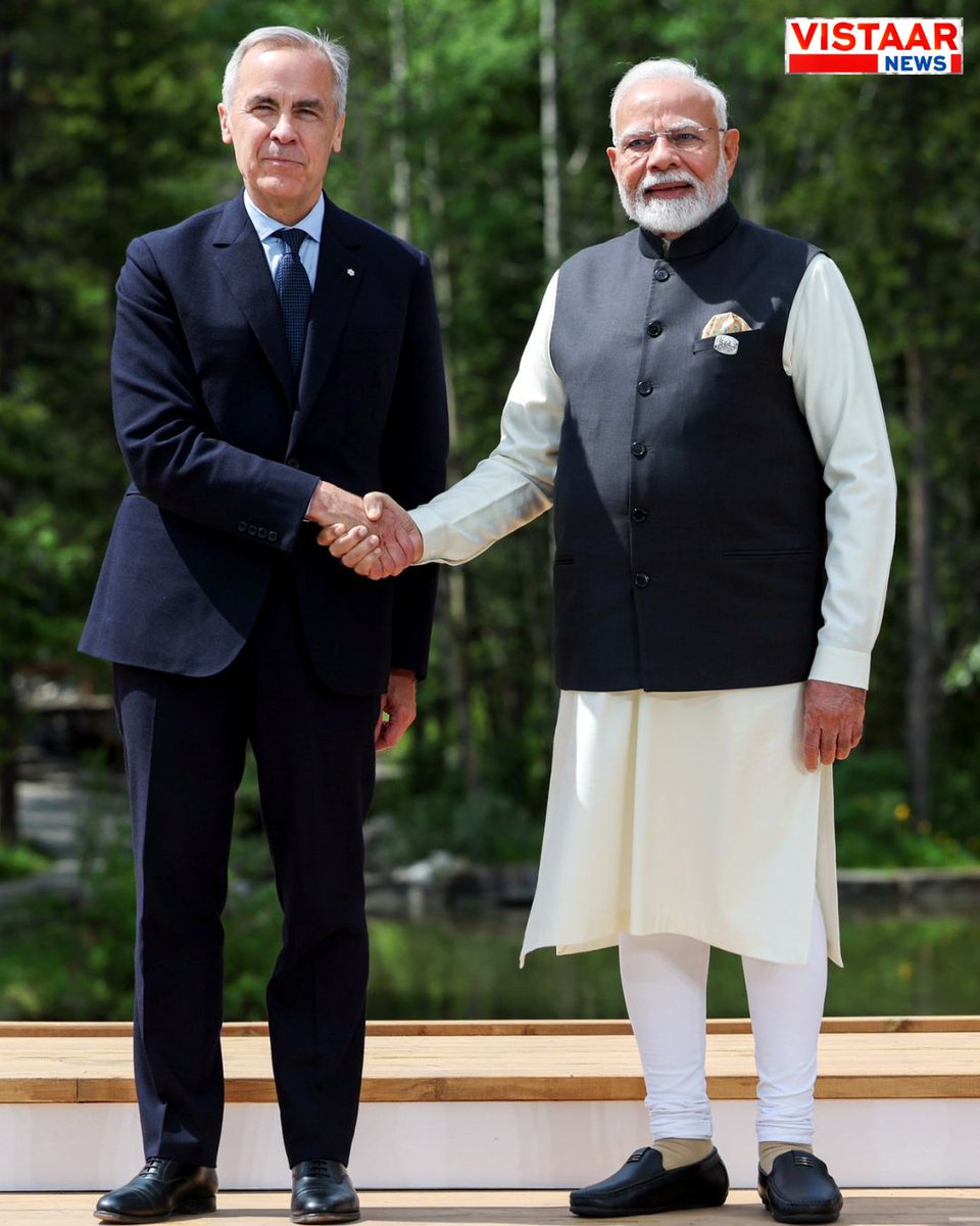 VistaarNews's tweet photo. G7 समिट में कई देशों के राष्ट्राध्यक्षों से मिले पीएम मोदी, शेयर की तस्वीर
#G7Summit #Canada #PMModi #PMModiInG7 https://t.co/ksX8K5bJFG