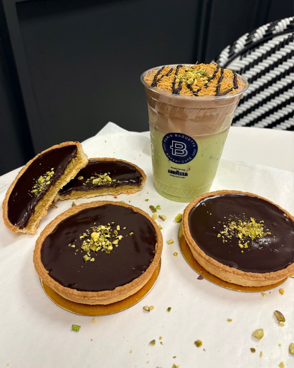 The moment you’ve all been waiting for is finally here! ✨ Say hello to our new Dubai Chocolate items:

🍫 Dubai Chocolate Mochi Donut
🍫 Dubai Chocolate Tart
🍫 Dubai Chocolate Latte

They are luxurious, delicious, and totally worth the hype! Available in café now.