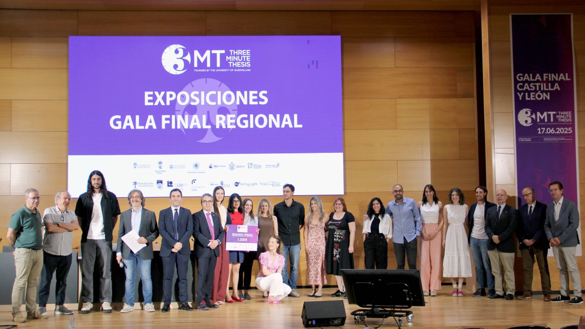 UVadivulga (@uvadivulga) on Twitter photo EVENTO | ⏰ Final de Castilla y León #3MT
🥇 Madalin Deliu. Lectura y Comprensión (<a href="/usal/">Universidad de Salamanca</a>)
🥈 Virginia Carrera. Estudios de Género y Políticas de Igualdad (<a href="/usal/">Universidad de Salamanca</a>)
🥉 Elena García Alonso. Ciencias de la Salud (<a href="/UBUEstudiantes/">Universidad Burgos</a>)
¡Enhorabuena a los 12 finalistas!
#TCUE EVENTO | ⏰ Final de Castilla y León #3MT
🥇 Madalin Deliu. Lectura y Comprensión (<a href="/usal/">Universidad de Salamanca</a>)
🥈 Virginia Carrera. Estudios de Género y Políticas de Igualdad (<a href="/usal/">Universidad de Salamanca</a>)
🥉 Elena García Alonso. Ciencias de la Salud (<a href="/UBUEstudiantes/">Universidad Burgos</a>)
¡Enhorabuena a los 12 finalistas!
#TCUE