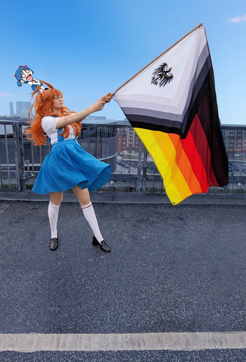 Die erste Deutsche, die richtig Welle schiebt – das ist schwarz-rot-gold, hart und stolz!
Die kleine <a href="/Chan_Afd/">AfD Chan</a> und Asuka wünschen euch einen herzallerliebsten #Stolzmonat! 🇩🇪👌