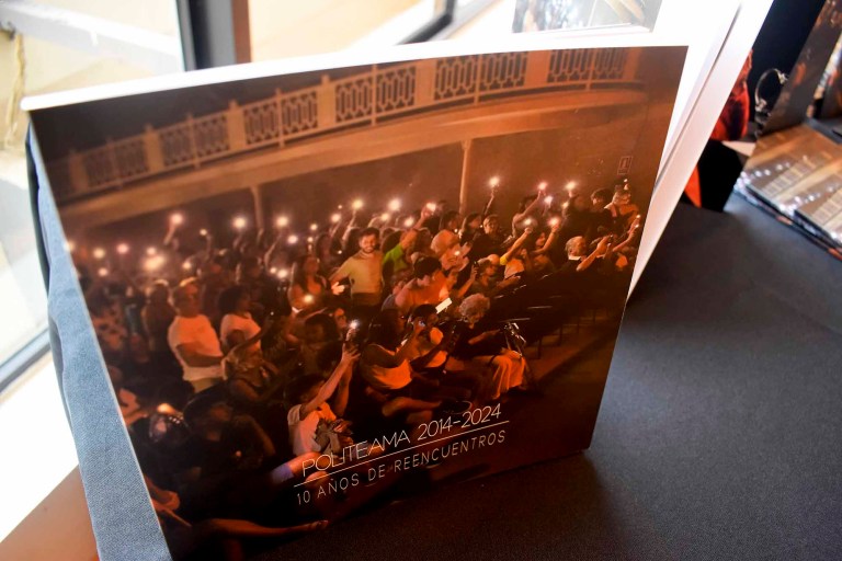 Nota sobre la presentación de POLITEAMA 2014-2024 en el que colabaré con el texto y la edición. "Se presentó un libro que repasa los diez años desde que el Complejo Politeama reabrió sus puertas" hoycanelones.com.uy/?p=63336 a través de <a href="/hoycanelones/">Diario Hoy Canelones</a>